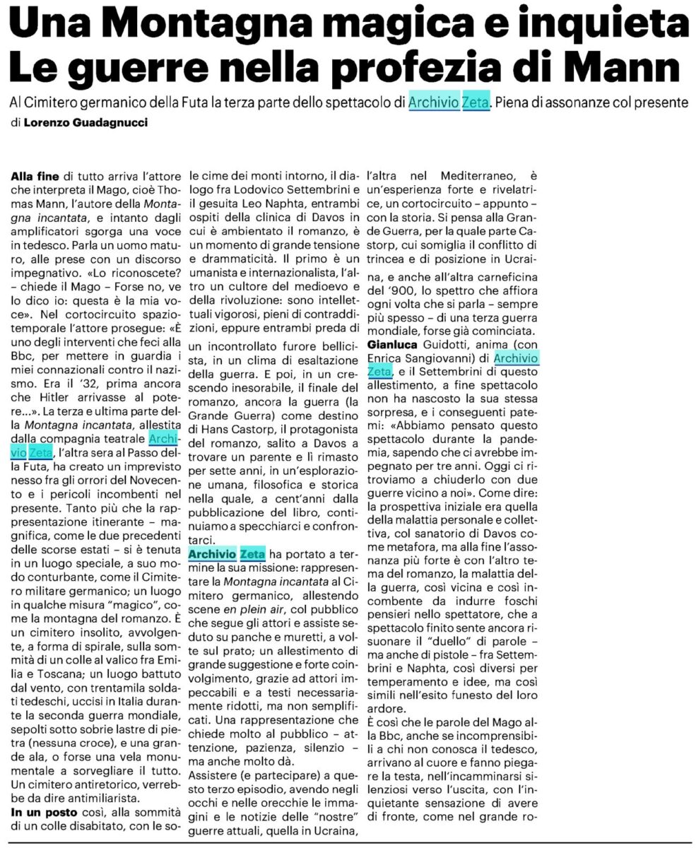 archivio zeta